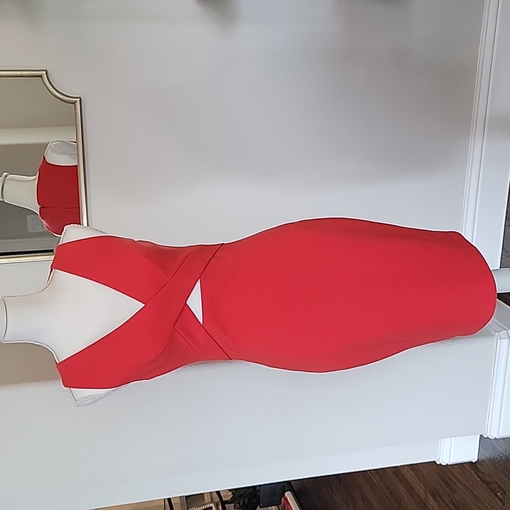 Red Robert Rodriguez Size 2, sheath dress